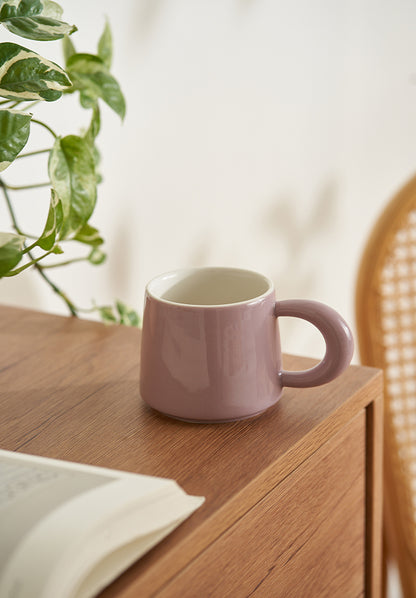 Pure Color Ceramic Coffee Mugs for Home - PeauleyHome