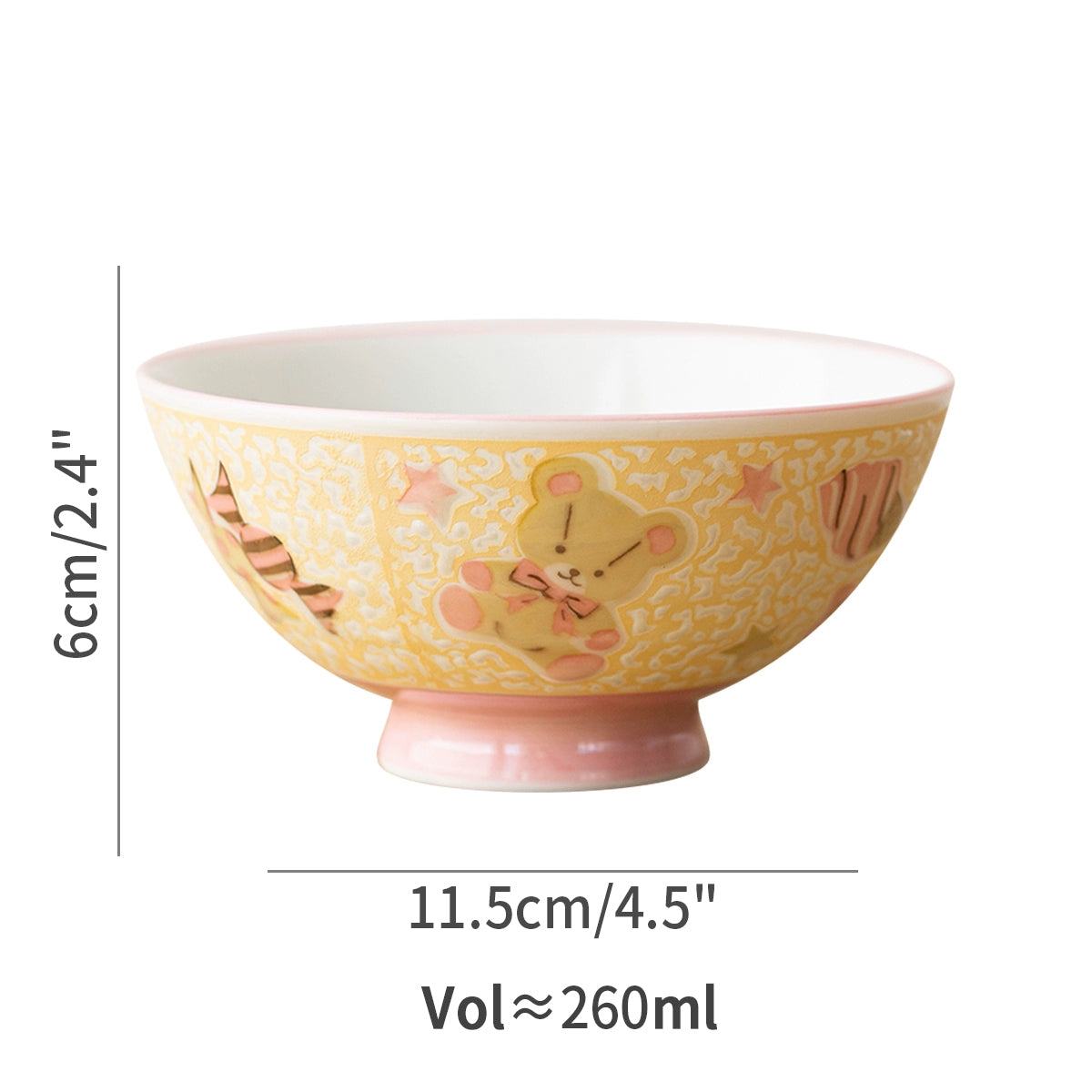 Adorable Japan-made Ceramic Rice Bowls - PeauleyHome