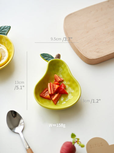 Delicate Fruit Theme Ceramic Dipping Sauces - PeauleyHome