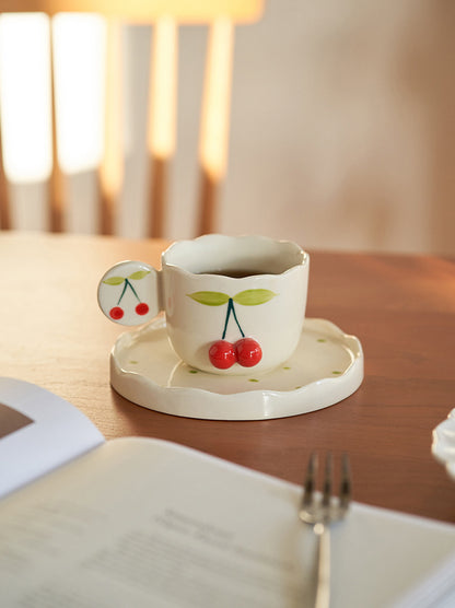 Lovely Fruit Litchi Ceramic Mugs for Home - PeauleyHome