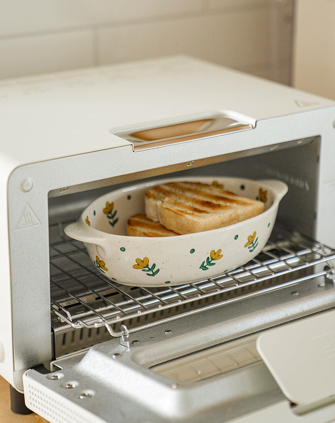 Floral Ceramic Plates Bowls for Home - PeauleyHome