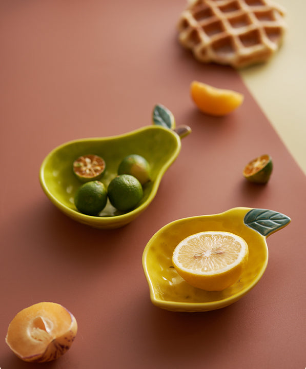 Delicate Fruit Theme Ceramic Dipping Sauces - PeauleyHome