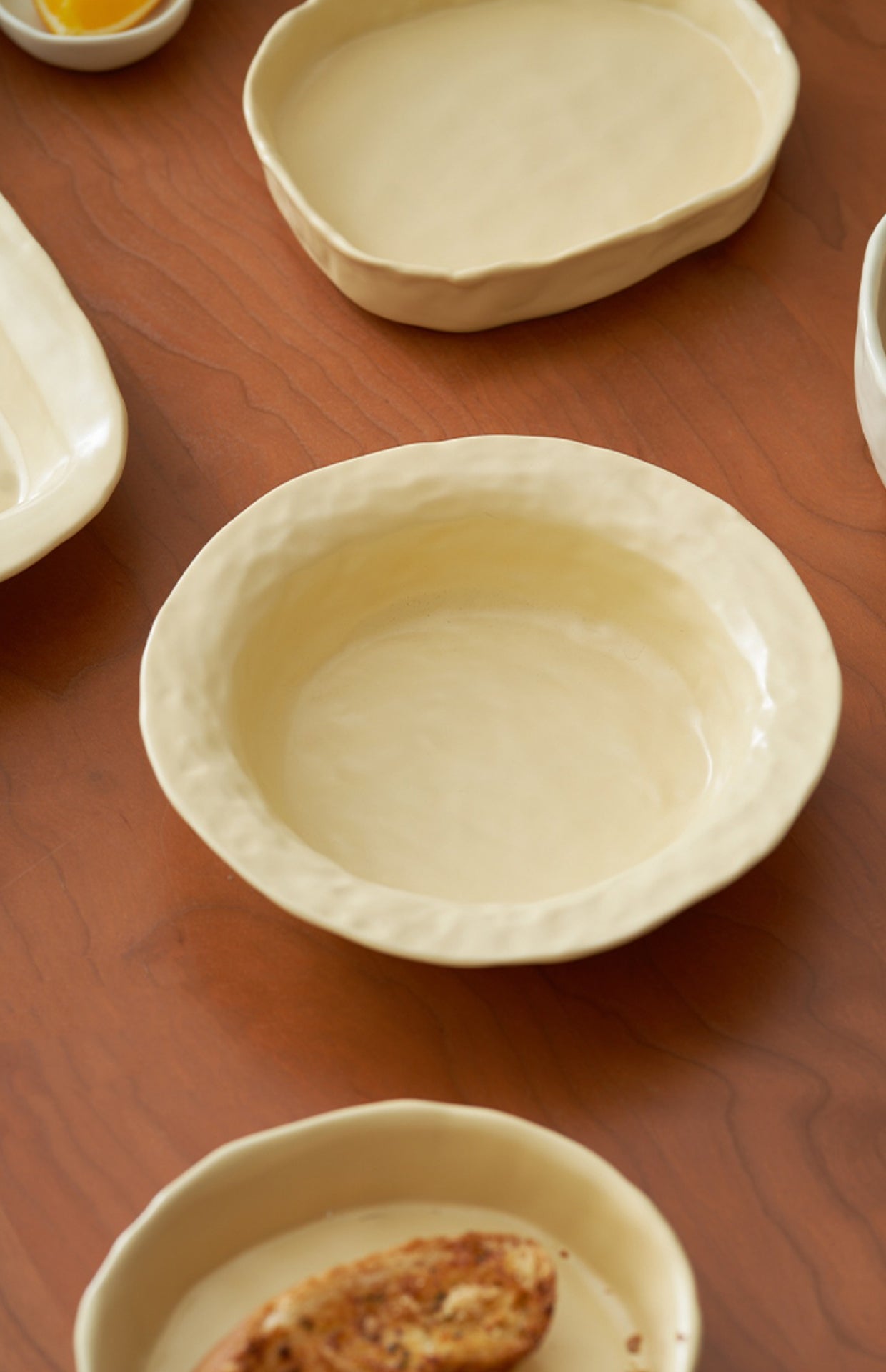 Handmade Irregular Special Ceramic Dessert Plates Bowls - PeauleyHome