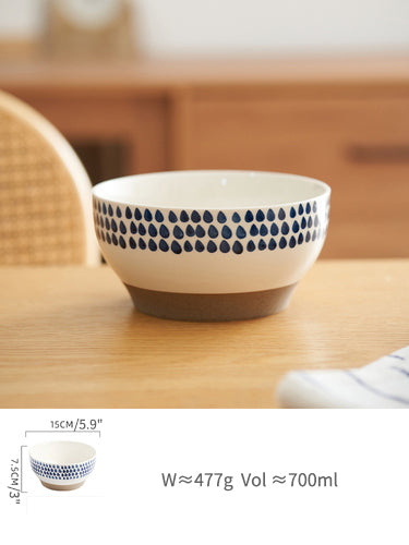 Original Japanese Style Ceramic Rice Bowls Set - PeauleyHome