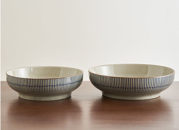 Classy Ceramic Large Soup Dish Bowls - PeauleyHome