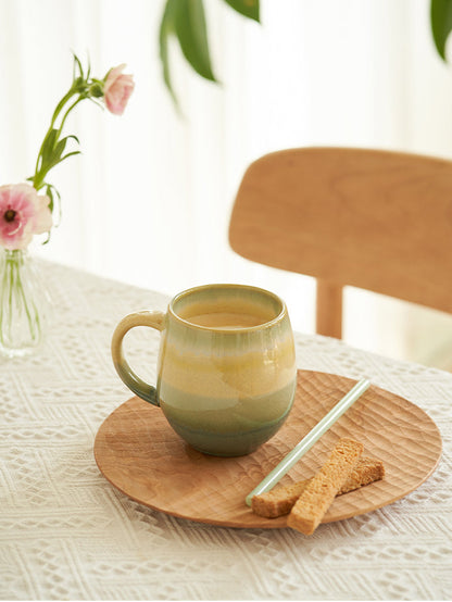 Handmade Large Capacity Delicate Coffee Cup Ceramic Teacup Mug - PeauleyHome