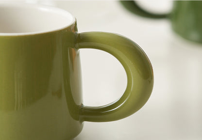 Pure Color Ceramic Coffee Mugs for Home - PeauleyHome