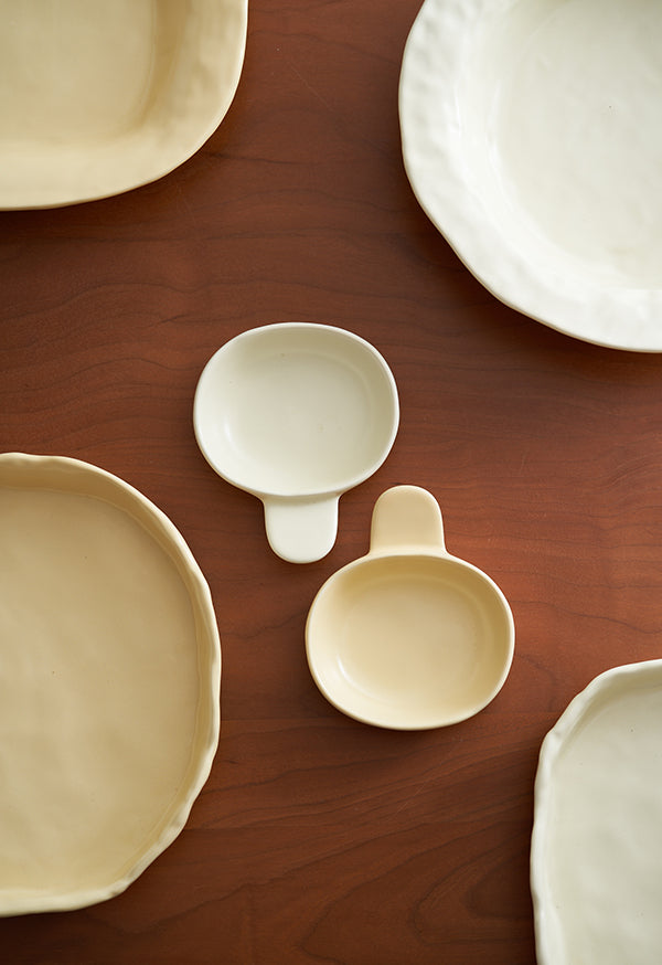 Handmade Irregular Special Ceramic Dessert Plates Bowls - PeauleyHome