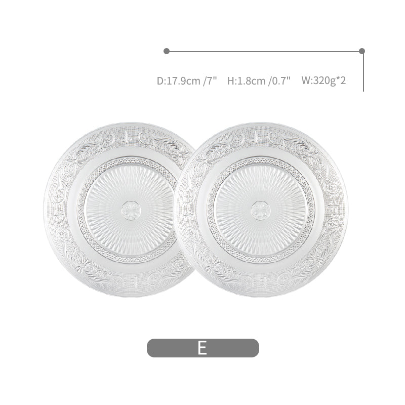 Glass Salad Plates Classy Beautiful Plates - PeauleyHome