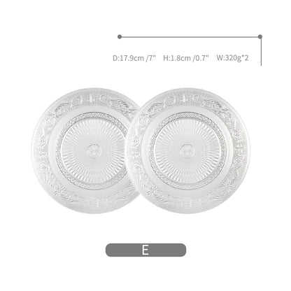 Glass Salad Plates Classy Beautiful Plates - PeauleyHome