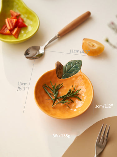 Delicate Fruit Theme Ceramic Dipping Sauces - PeauleyHome