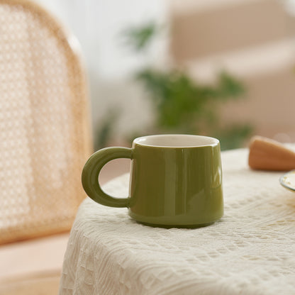 Pure Color Ceramic Coffee Mugs for Home - PeauleyHome