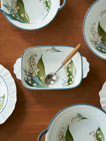 Original Floral Ceramic Bowls Plates - PeauleyHome