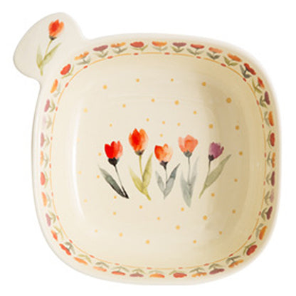 Pretty Floral Ceramic Bowls Plates Mugs for Breakfast - PeauleyHome