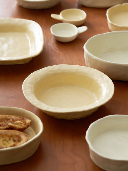 Handmade Irregular Special Ceramic Dessert Plates Bowls - PeauleyHome