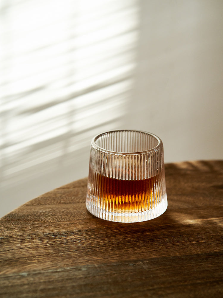 Delicate Tasteful Rotary Glass Tumblers - PeauleyHome