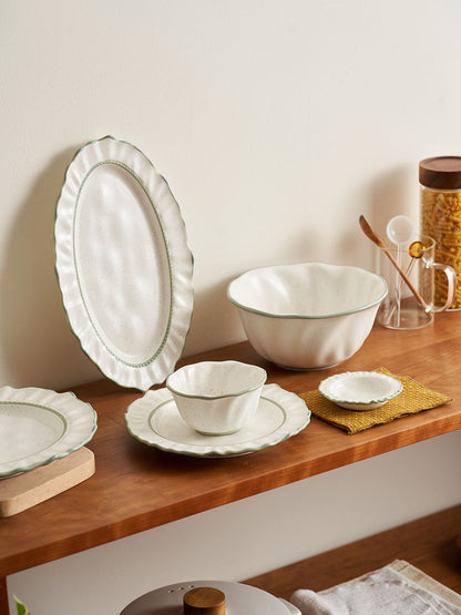 Nordic Style Ceramic Plates Bowls Saucers - PeauleyHome