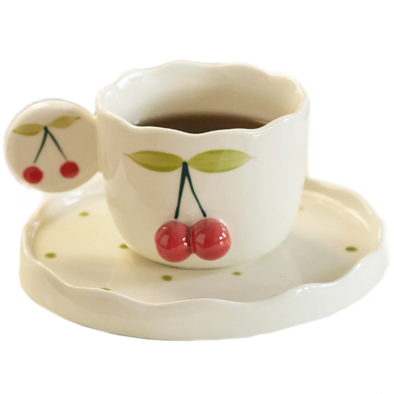 Lovely Fruit Litchi Ceramic Mugs for Home - PeauleyHome