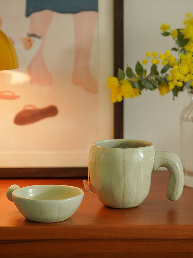 Binaural Ceramic Salad Bowls Mugs Tableware - PeauleyHome