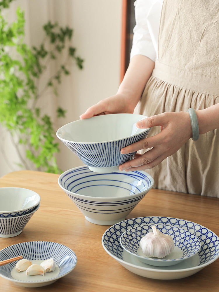 Japanese Style Ceramic Serving Plates Bowls - PeauleyHome