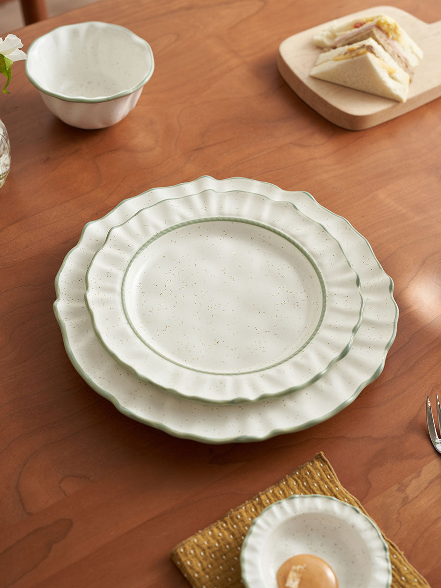 Nordic Style Ceramic Plates Bowls Saucers - PeauleyHome