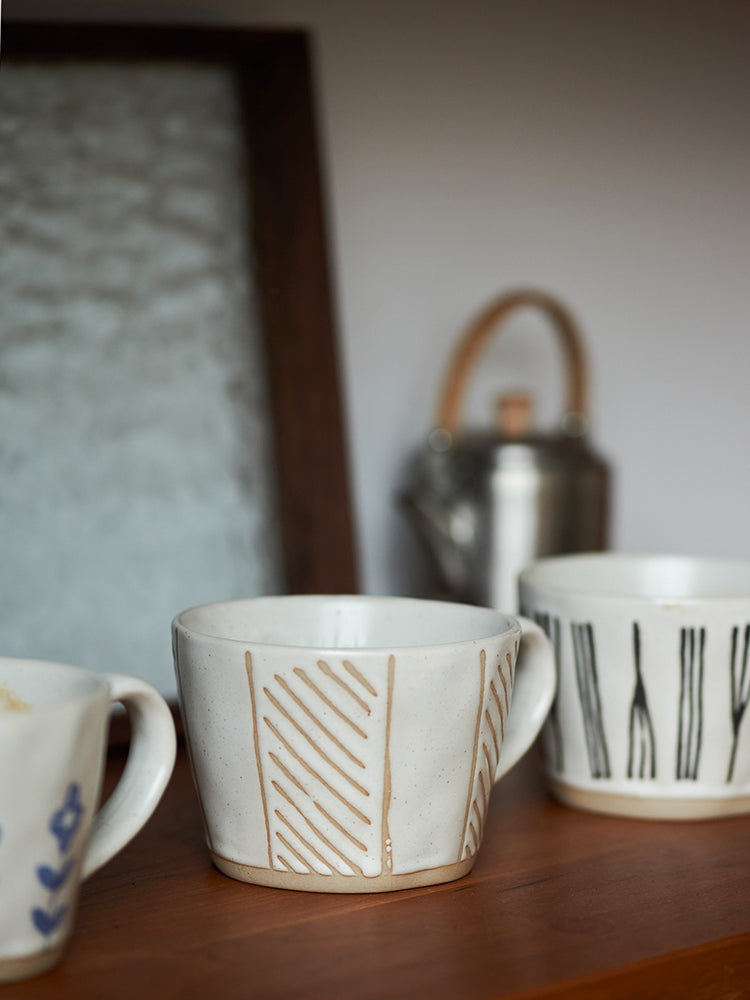 Handmade Nordic Vintage Ceramic Coffee Mugs - PeauleyHome