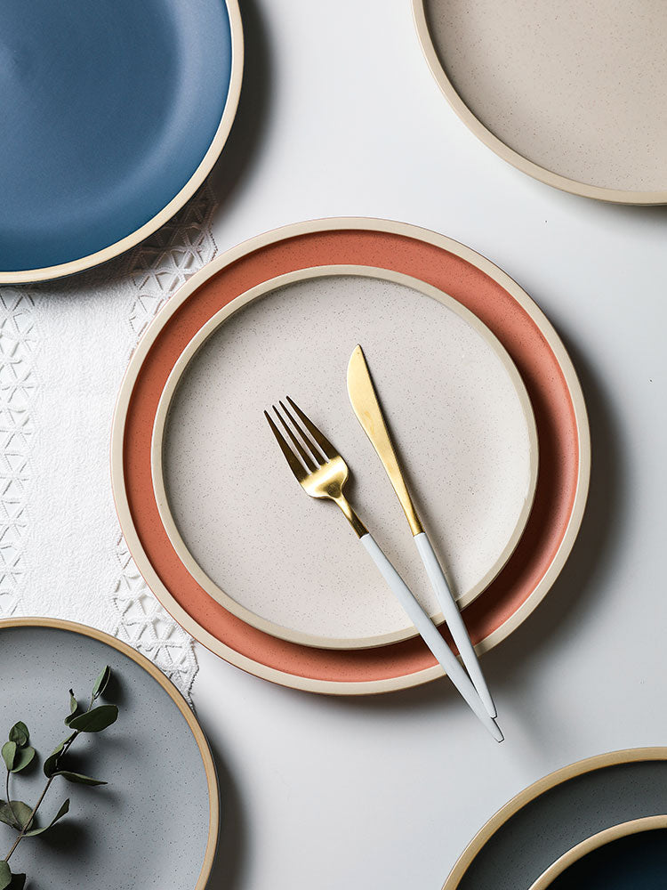 Nordic Artistic Ceramic steak plates - PeauleyHome