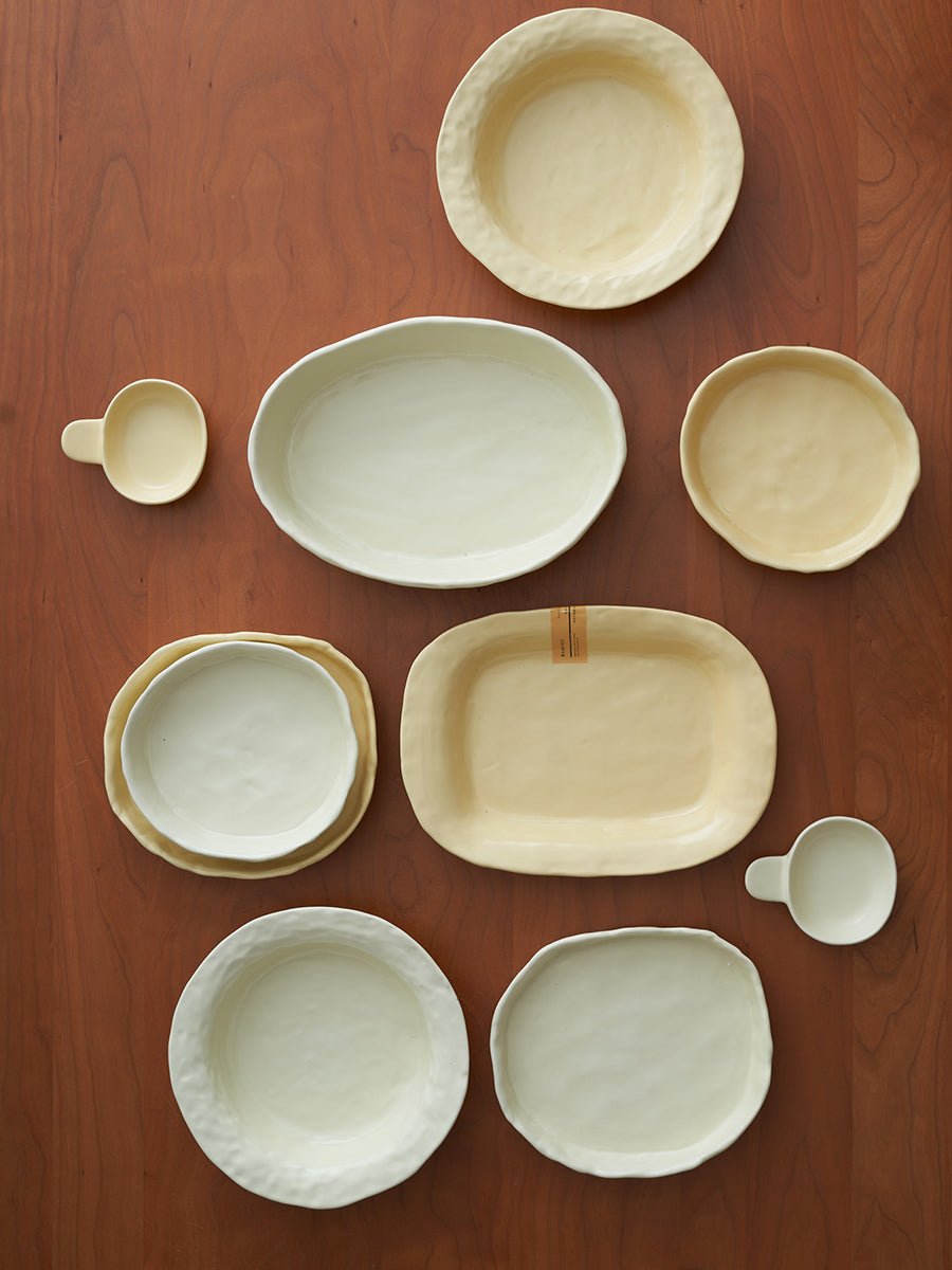 Handmade Irregular Special Ceramic Dessert Plates Bowls - PeauleyHome