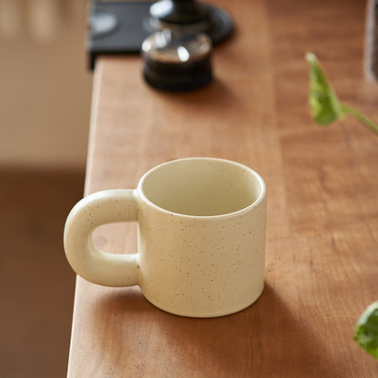 Aesthetic Ceramic Mugs with Chubby Handle - PeauleyHome