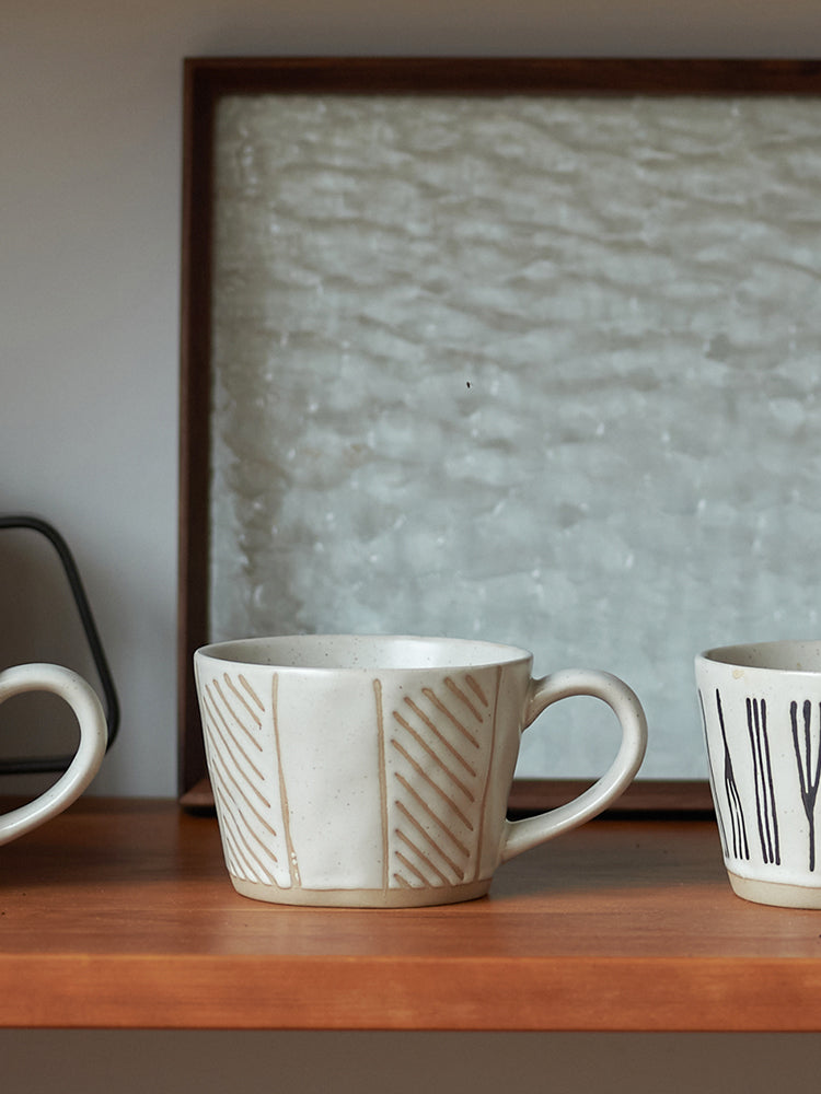 Handmade Nordic Vintage Ceramic Coffee Mugs - PeauleyHome