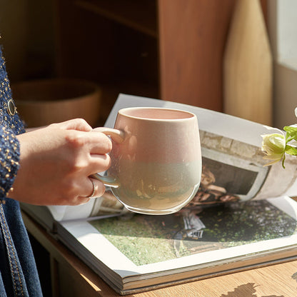 Handmade Large Capacity Delicate Coffee Cup Ceramic Teacup Mug - PeauleyHome