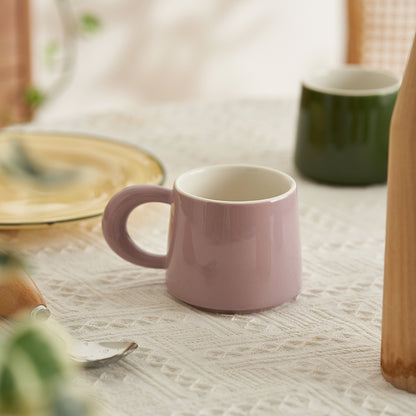 Pure Color Ceramic Coffee Mugs for Home - PeauleyHome