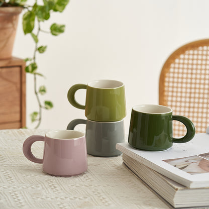 Pure Color Ceramic Coffee Mugs for Home - PeauleyHome