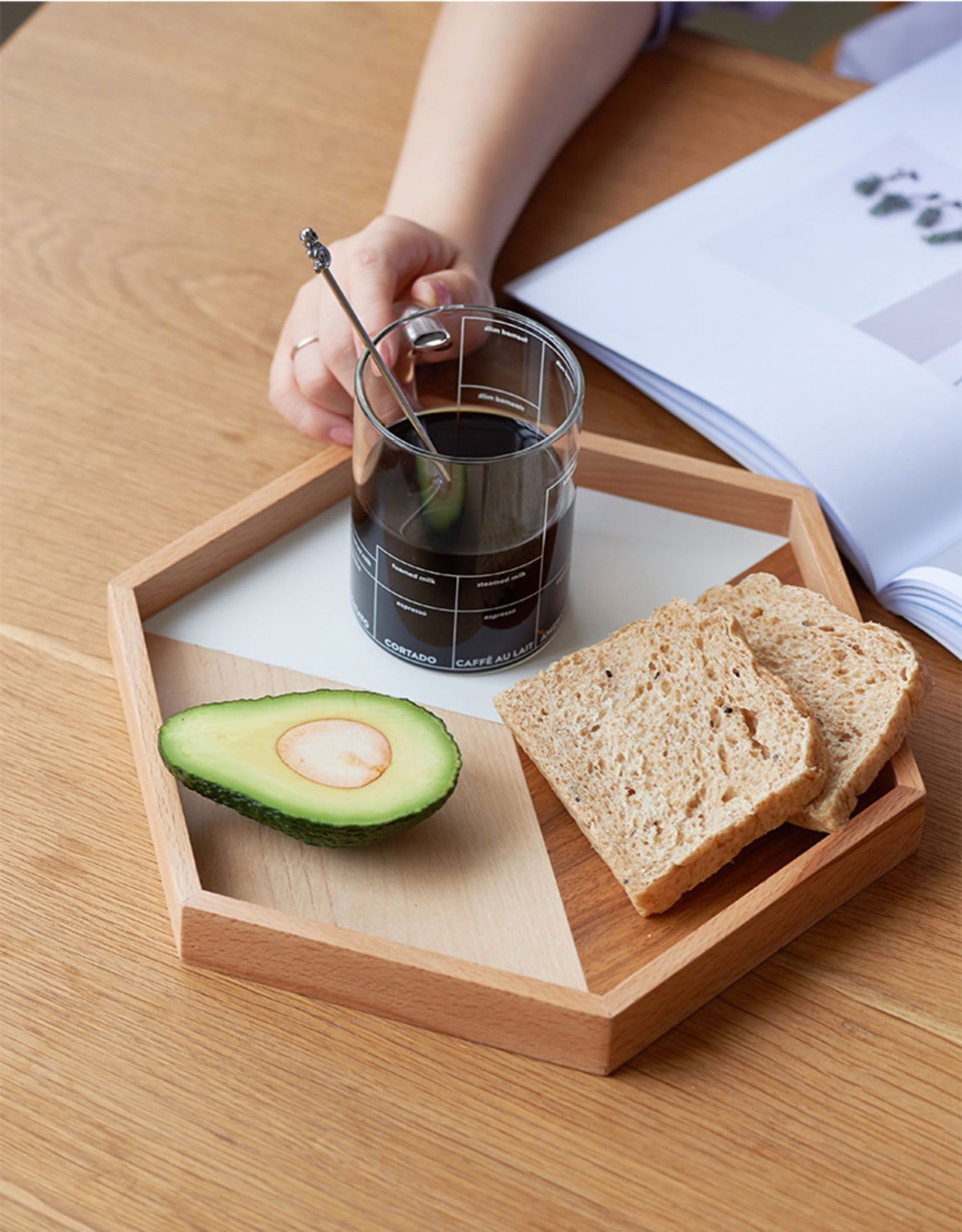 Japanese Wooden Tea Tray Solid Wood Food Trays - PeauleyHome