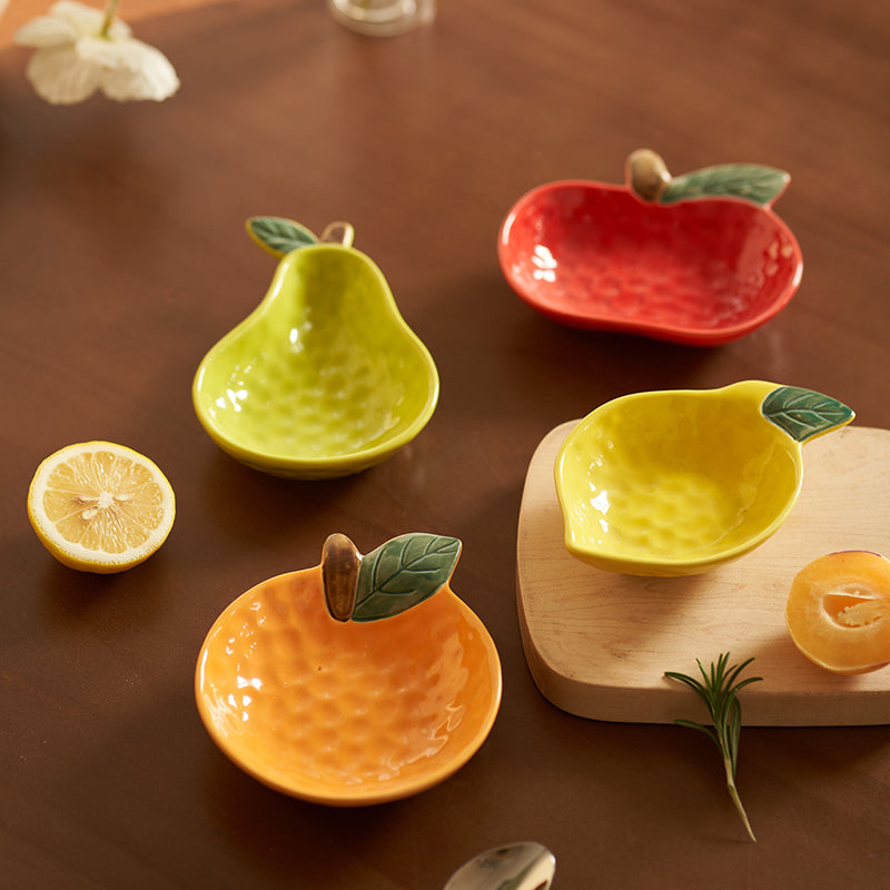 Delicate Fruit Theme Ceramic Dipping Sauces - PeauleyHome