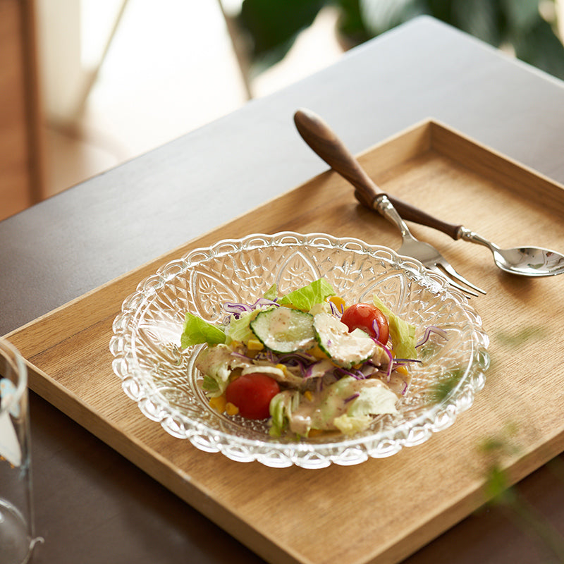 Glass Salad Plates Classy Beautiful Plates - PeauleyHome