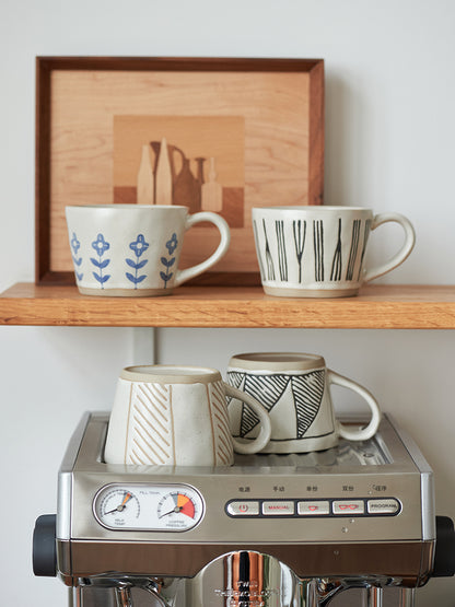 Handmade Nordic Vintage Ceramic Coffee Mugs - PeauleyHome