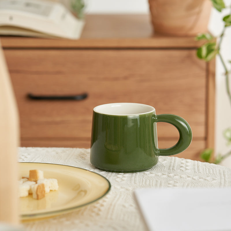 Pure Color Ceramic Coffee Mugs for Home - PeauleyHome