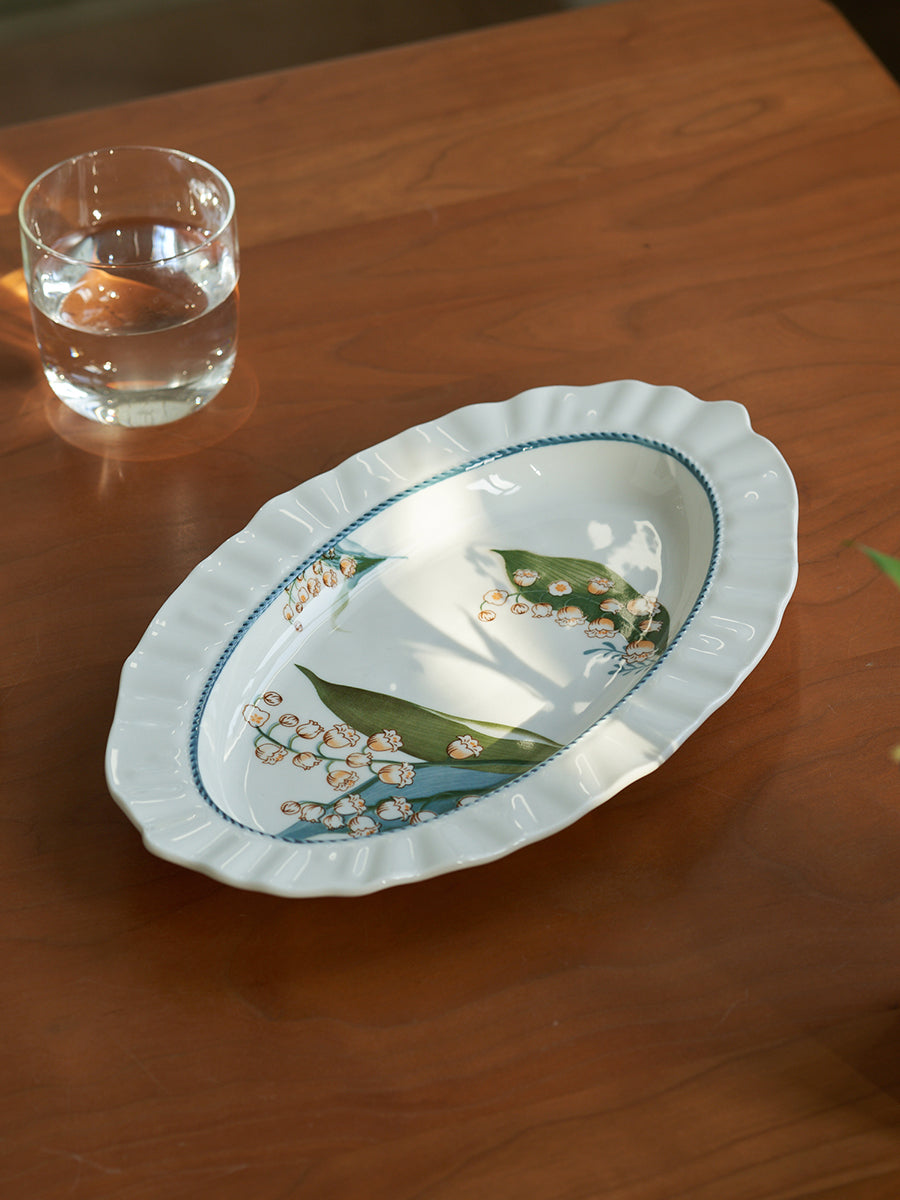 Original Floral Ceramic Bowls Plates - PeauleyHome