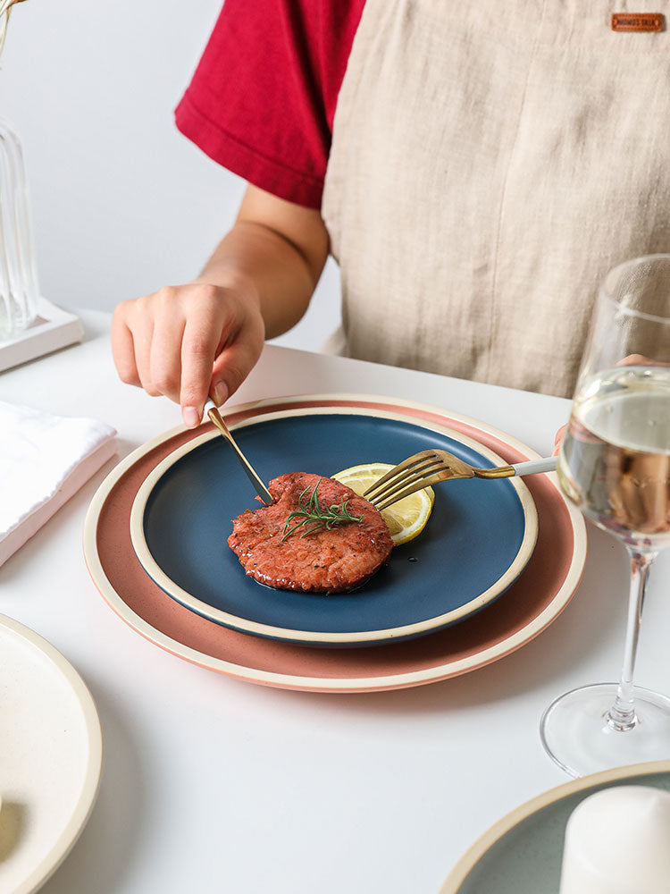 Nordic Artistic Ceramic steak plates - PeauleyHome