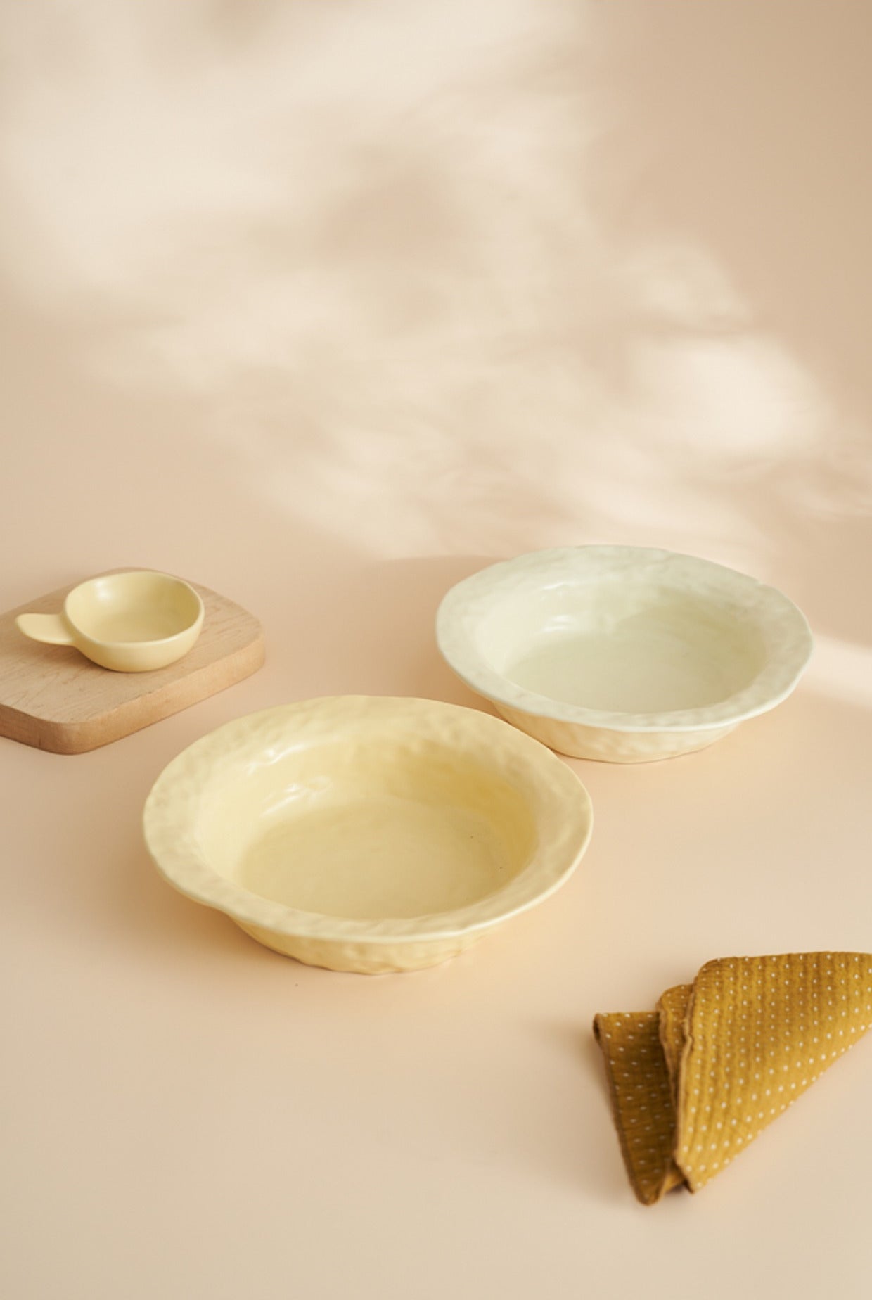 Handmade Irregular Special Ceramic Dessert Plates Bowls - PeauleyHome