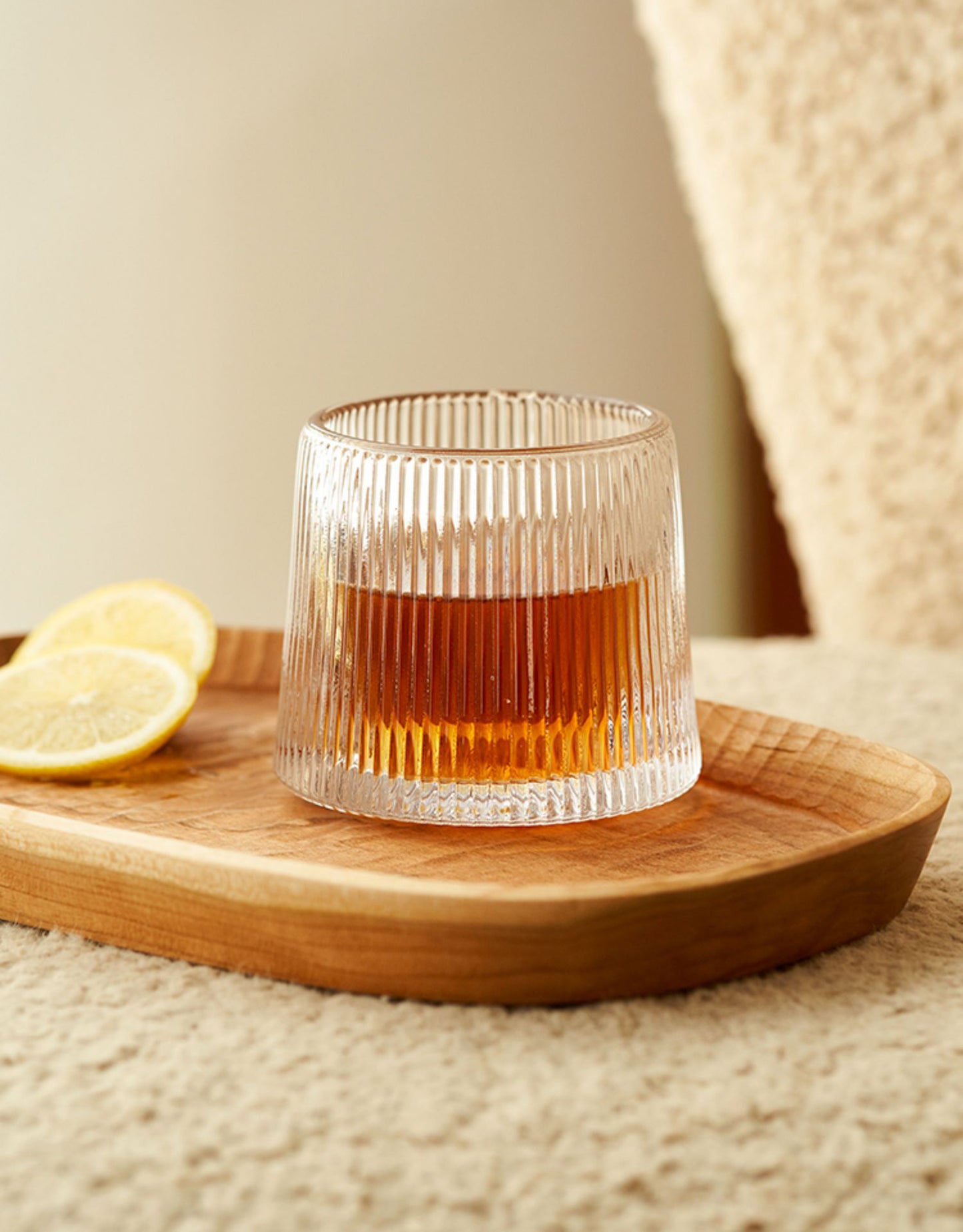 Delicate Tasteful Rotary Glass Tumblers - PeauleyHome