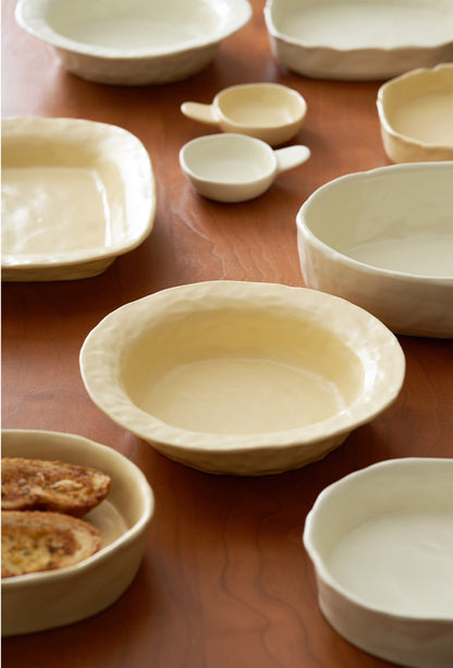 Handmade Irregular Special Ceramic Dessert Plates Bowls - PeauleyHome