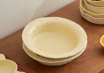 Handmade Irregular Special Ceramic Dessert Plates Bowls - PeauleyHome