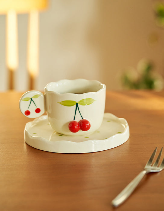 Lovely Fruit Litchi Ceramic Mugs for Home - PeauleyHome