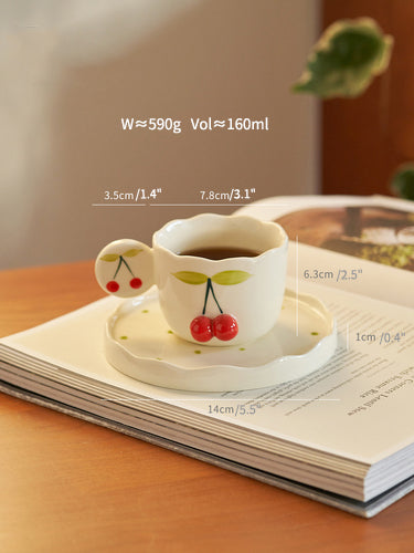 Lovely Fruit Litchi Ceramic Mugs for Home - PeauleyHome