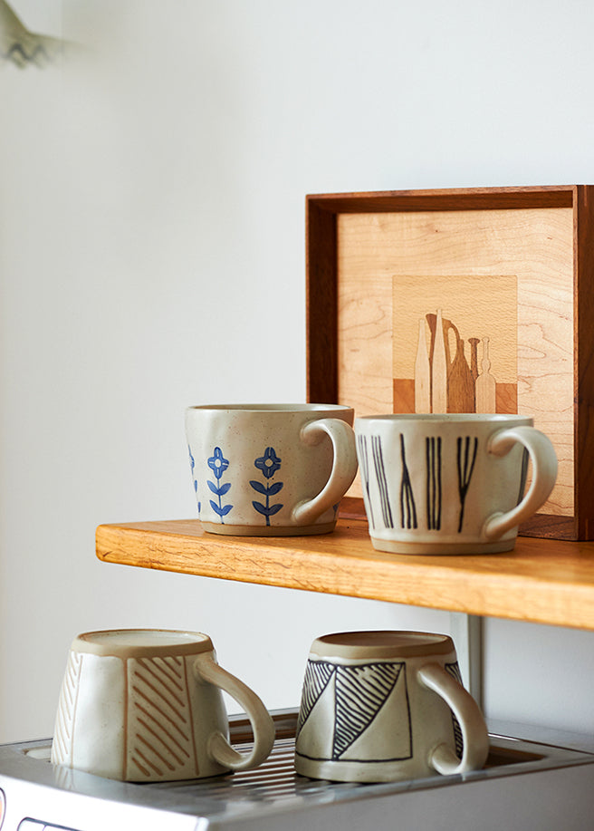 Handmade Nordic Vintage Ceramic Coffee Mugs - PeauleyHome