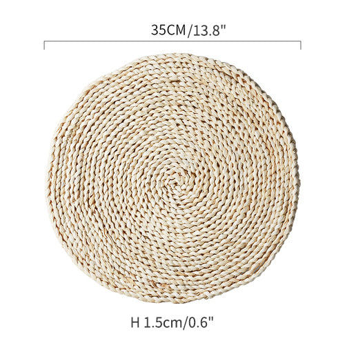 Handmade Woven Mat for Heat Insulation of Tablewares - PeauleyHome