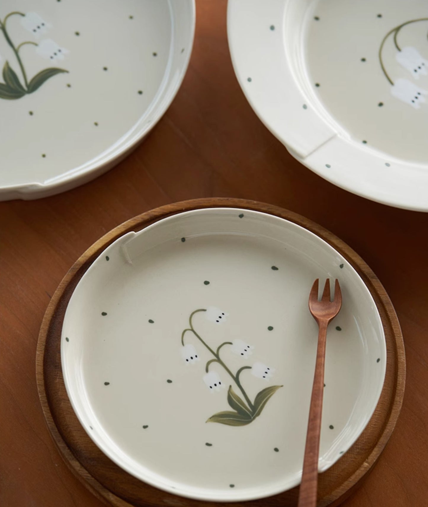 Lily of the Valley Mug Ceramic Cup Plates Bowls - PeauleyHome