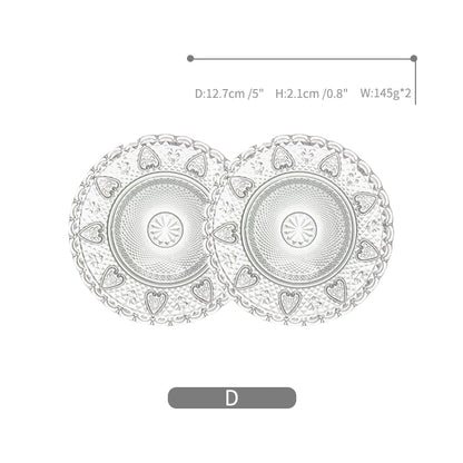 Glass Salad Plates Classy Beautiful Plates - PeauleyHome